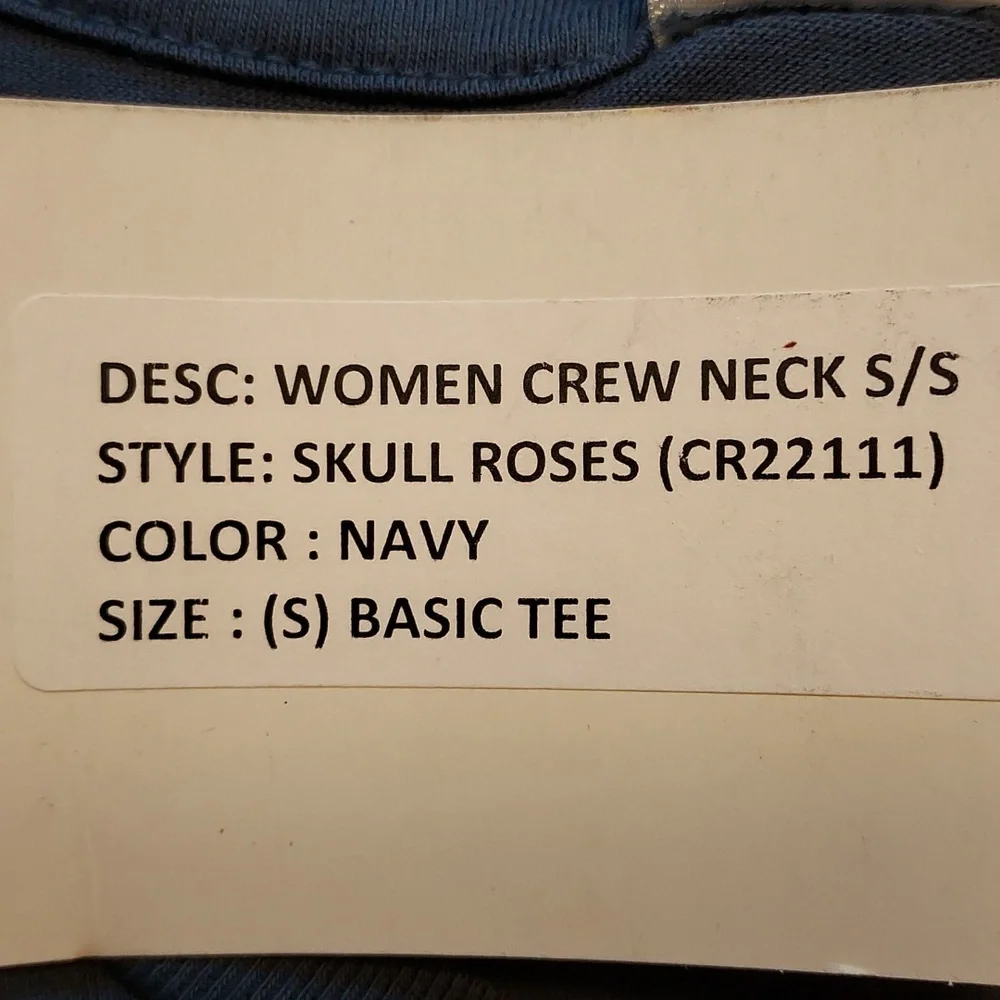 NWT Vintage Ed Hardy Skull & Roses Graphic Tee by Christian Audigier - Picture 10 of 10